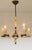 Vintage 1980s Italian Onyx Brass Marble Chandelier Lighting Ceiling Fixture Light For Sale - Image 9 of 9