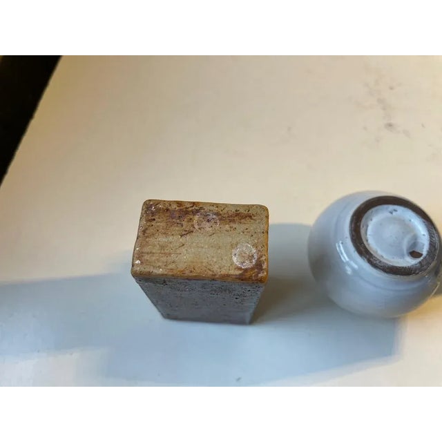 Scandinavian Modern Glazed Ceramic Studio Vases, 1960s, Set of 3 For Sale - Image 9 of 13