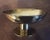 Gold 1930's Austrian Brass Centerpiece Tazza Compote Bowl in the Manner of Tommi Parzinger For Sale - Image 8 of 13
