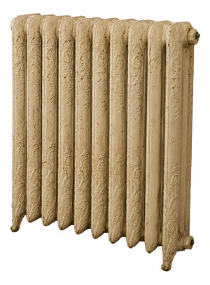 19th Century Floral Cast Iron Radiator, 1890s