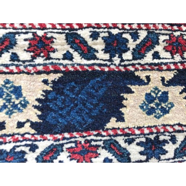Blue Vintage Caucasian Chirwan Rug, 1980s For Sale - Image 8 of 15