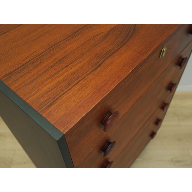 Danish Teak Chest of Drawers, 1970s For Sale - Image 9 of 10