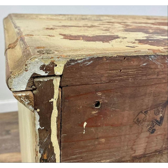 19th Century Swedish Gustavian Painted Pine Side Cabinet, Circa 1850 For Sale - Image 12 of 15