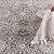 Contemporary Dash & Albert by Annie Selke Temple Charcoal Micro Hooked Wool Rug, 2'6" x 8' For Sale - Image 3 of 6