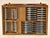 A complete 132-piece flatware set by christofle, "ribbons" pattern, presented in its original solid oak case with four...