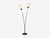 1960s Swedish Modern, Floor Lamp, Black Lacquered Metal, Brass, Fabric For Sale - Image 11 of 12