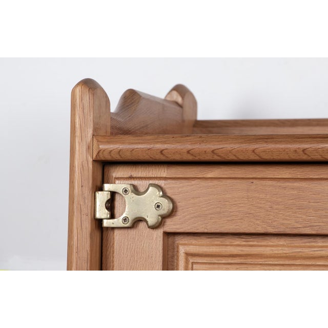 French Sideboard in Oak by Guillerme et Chambron for Votre Maison, 1960s For Sale - Image 18 of 18