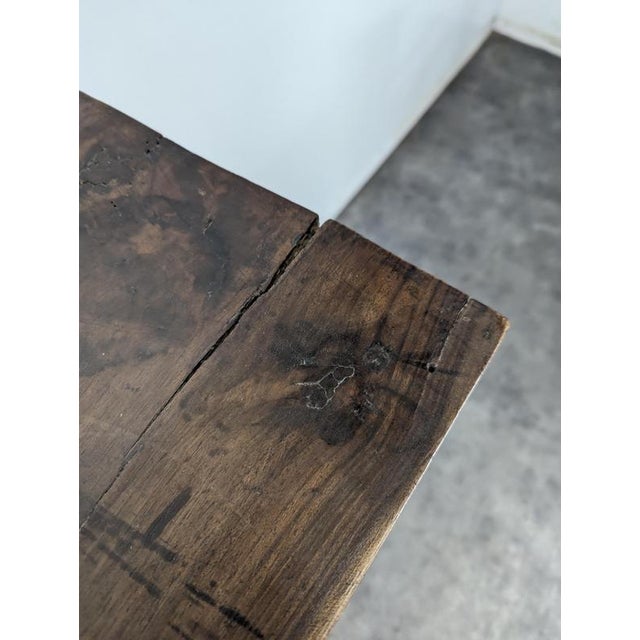 Brown Empire Style Walnut Chest of Drawers with Detached Columns For Sale - Image 8 of 10