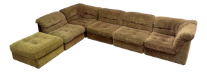 Vintage Modular Elements Sofa, 1970s, Set of 6