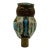 Vintage Brass Cloisonné Owl Lamp Finial For Sale