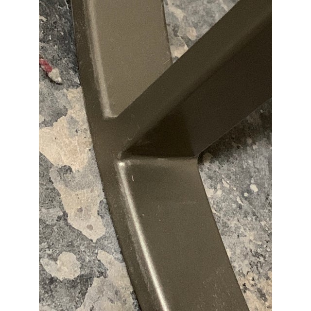 Champagne New Coffee or Side Table in Champagne Color With Smoked Mirrored Glass Top For Sale - Image 8 of 9