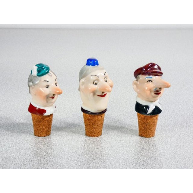 White Porcelain Stoppers from Wagner & Apel, Set of 6 For Sale - Image 8 of 13