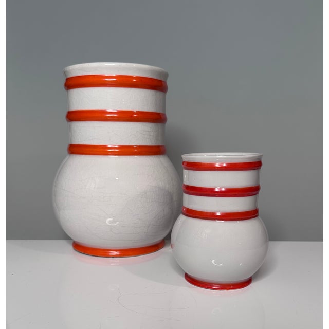 Art Deco Sculptural Ceramic Vases from Carstens Gräfenroda, Germany, 1930s, Set of 5 For Sale - Image 15 of 18