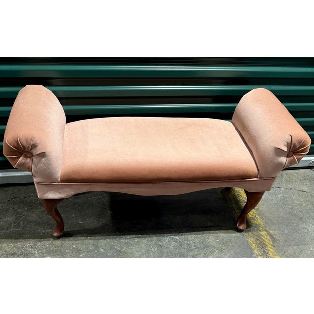 This charming accent bench offers both aesthetic appeal and functional seating surface. This elegant bench features...