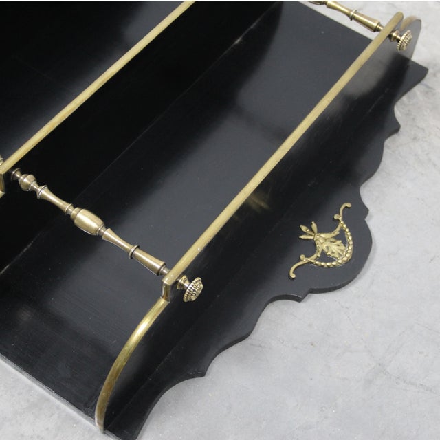 Napoleon III Ebonized Wood Bookshelf For Sale - Image 6 of 10