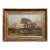 19th Century Oil Painting on Canvas in Original Gilt Frame by Théodore Baron (1840–1899) For Sale
