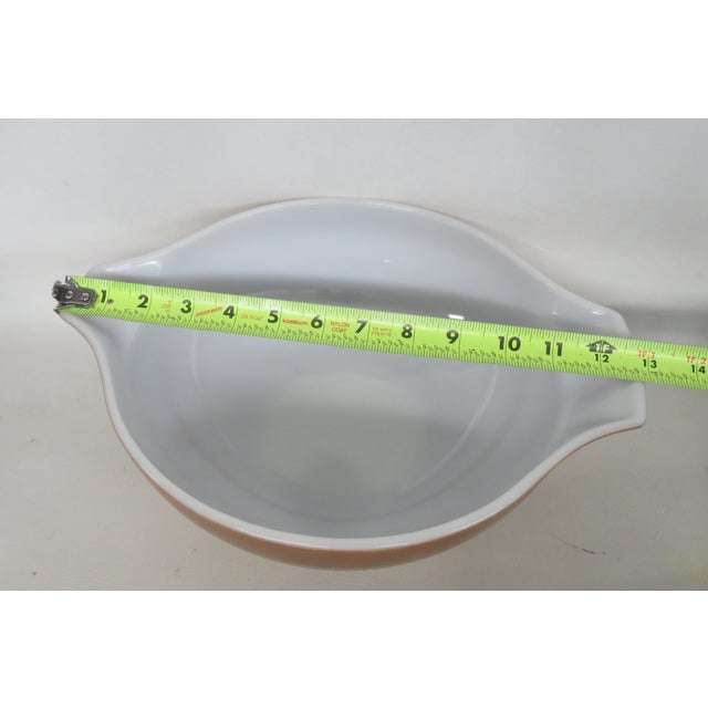 Mid 20th Century Pyrex Model No 444 Early American 4 Quart Cinderella Mixing Bowl Glass For Sale - Image 12 of 18