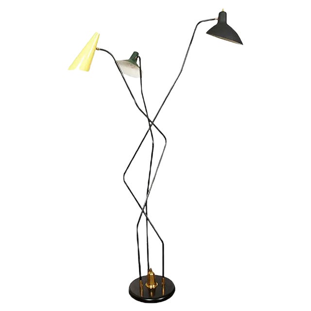 Triennial Floor Lamp, 1950s For Sale