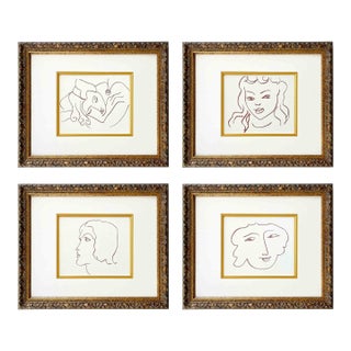 Matisse Set of Four Florilege Des Amours 1-134-178-180 Framed For Sale