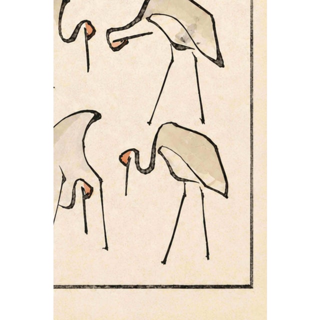Not Yet Made - Made To Order Crane Studies 2 by Katsushika Hokusai, Japanese Art Print Reproduction, 16" X 24" For Sale - Image 5 of 8