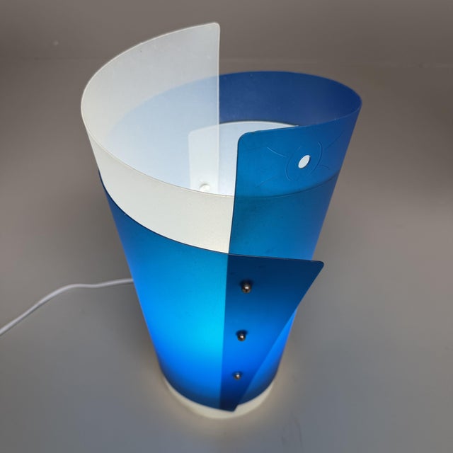 Blue Energy Light Table Lamp from Slamp, Italy, 1990s For Sale - Image 3 of 10