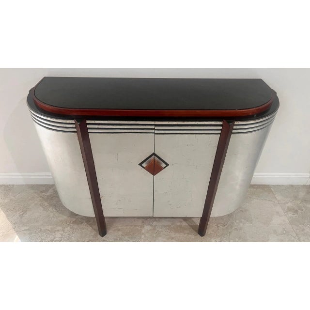 Lee Weitzman Lee Weitzman "Ciello" Buffet With Metal Leaf Facade For Sale - Image 4 of 12