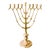 Mid-Century Solid Brass Menorah For Sale