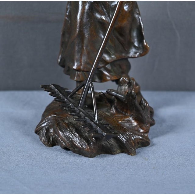 Metal Grisard, The Haymaker, 1930, Bronze For Sale - Image 7 of 18