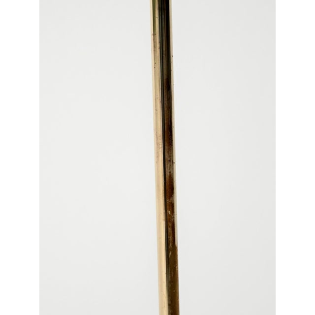 Scandinavian Floor Lamp in Brass and Chromed Metal, 1970s For Sale - Image 6 of 9
