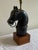 Vintage Horse Head Table Lamp For Sale In Austin - Image 6 of 12