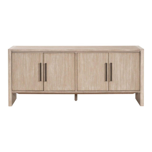 With its transitional design and natural gray finish, this Halloway Media Sideboard by Essentials For Living offers a...