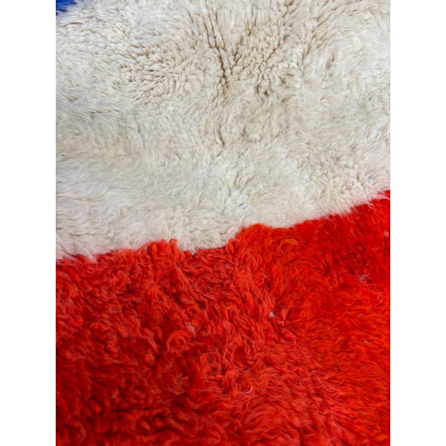 Early 21st Century Vintage Moroccan Mrirt Wool Rug, 2010s For Sale - Image 5 of 18