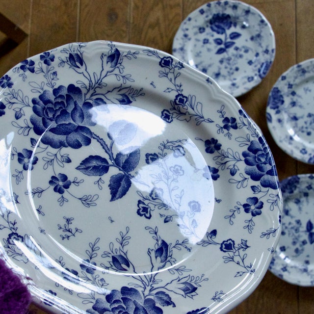 1980s Vintage Italian Plates by Quadrifoglio, 1980, Set of 6 For Sale - Image 5 of 8