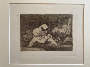 Francisco Goya, Que Locura, 1863, Etching