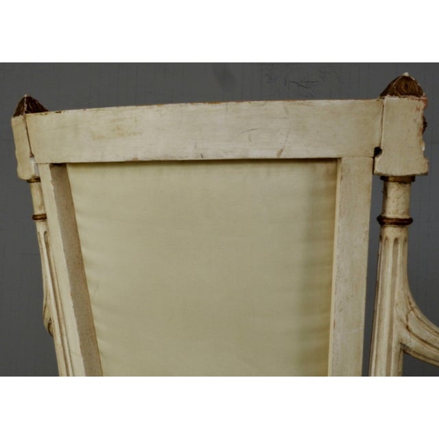 19th Century Italian Sheraton Armchair For Sale - Image 4 of 11