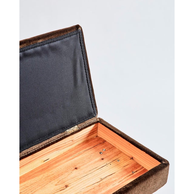 Vintage Storage Bench in the Style of Henning Kjaernulf For Sale - Image 4 of 5