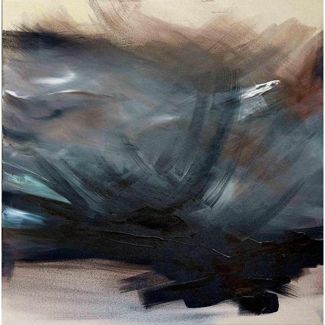 Meriem Delacroix, Asthenia Abstract, 2010s, Mixed Media on Canvas For Sale