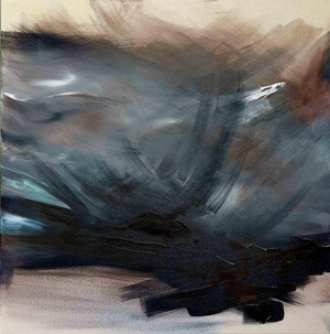 Meriem Delacroix, Asthenia Abstract, 2010s, Mixed Media on Canvas
