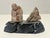 Set of 2 Vintage Chinese Buddist Art Hand Carved Stone Figurines Aprox. dimensions of each figurine: 2.5"H x 3.5"W Very...