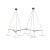 Wood Monumental Daniel Becker 'Emily 7' Chandelier in Anthracite/Oak for Moss Objects For Sale - Image 7 of 13
