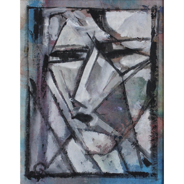 Hidden portraits xxi', acrylic on canvas mounted on board, florentine school (circa 1980s-90s). This gallery has acquired...