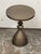Arhaus Sculptural Bronze Finish Pedestal Martini Side Table For Sale - Image 12 of 12