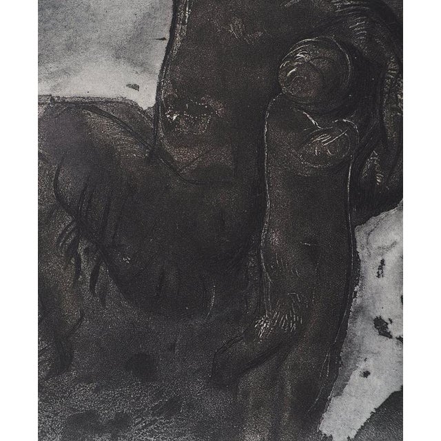 Auguste Rodin (1840-1917) (after) Wildlife and Children, 1897 Photogravure reworked using drypoint (Goupil Workshop) and...