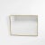 Rectangular Mirror with Brass Frame, 1950s For Sale - Image 10 of 10