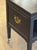 Vintage Black Lacquer Side Table For Sale - Image 4 of 6