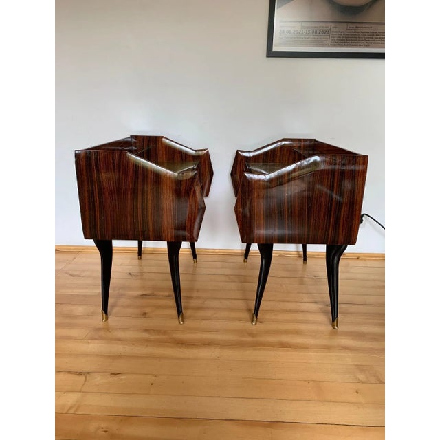 Bedside Tables by Paolo Buffa, Italy, 1950s, Set of 2 For Sale - Image 11 of 16