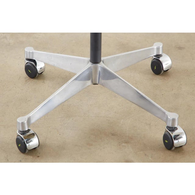 Set of Four Eames for Herman Miller Swivel Shell Chairs For Sale - Image 12 of 13