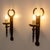 Spanish French Wrought Iron Wall Lights, 1960s, Set of 2 For Sale - Image 3 of 12