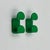 Green Coat Hooks by Ambrogio Rossari for Gedy, Italy, 1970s, Set of 2 For Sale - Image 10 of 10