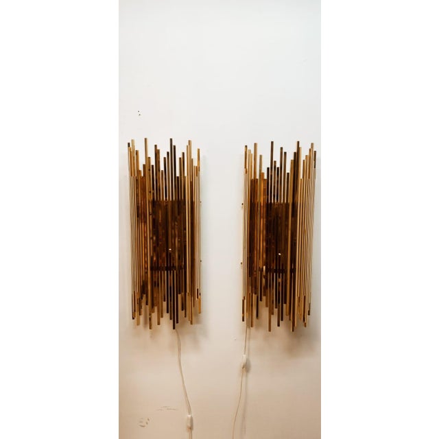 Vintage Wall Light in Brass, 1960s For Sale - Image 6 of 18